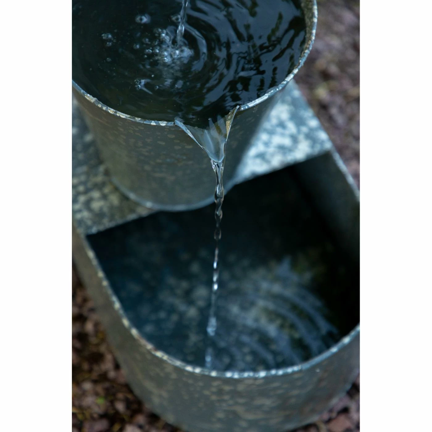 Discount π€© Floor Alpine Tiering Tin Outdoor Fountain 𧨠- Image 4