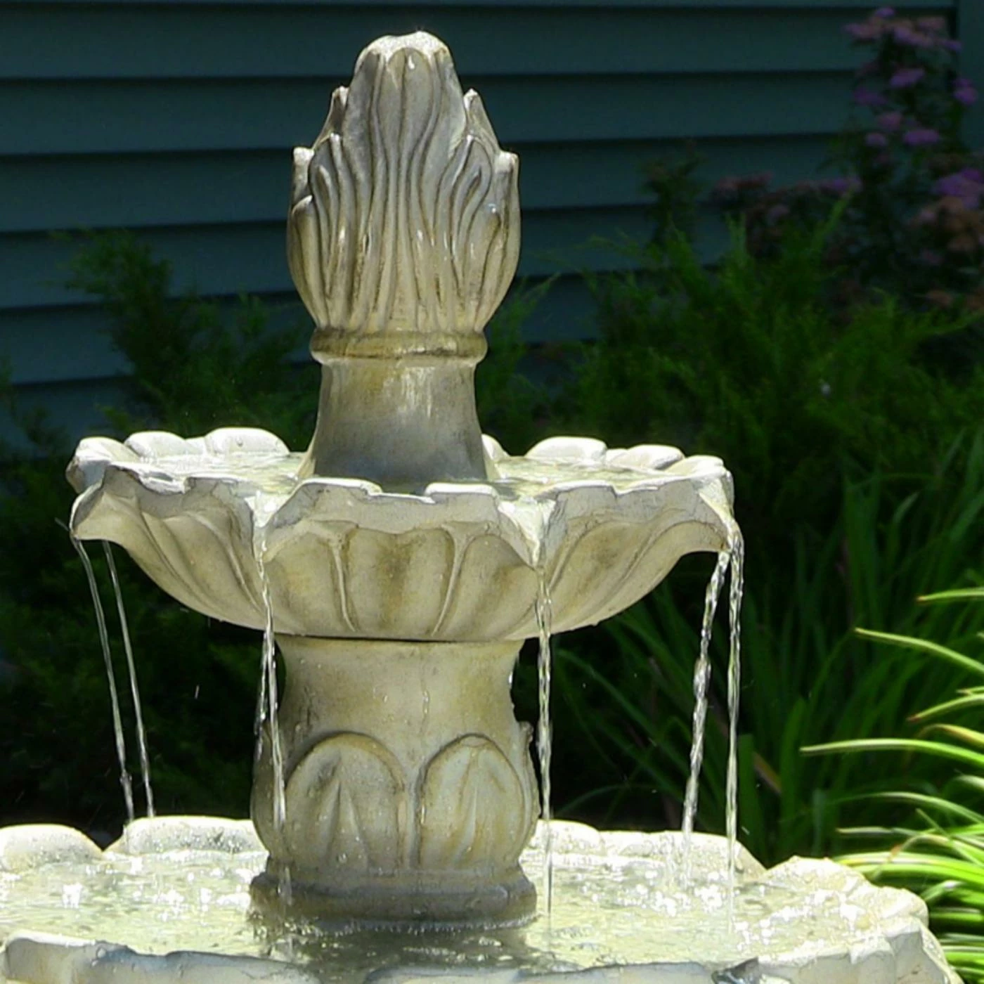 Promo π Lighted Sunnydaze Decor Classic Tulip 3 Tiered Fountain β€οΈ - Image 4
