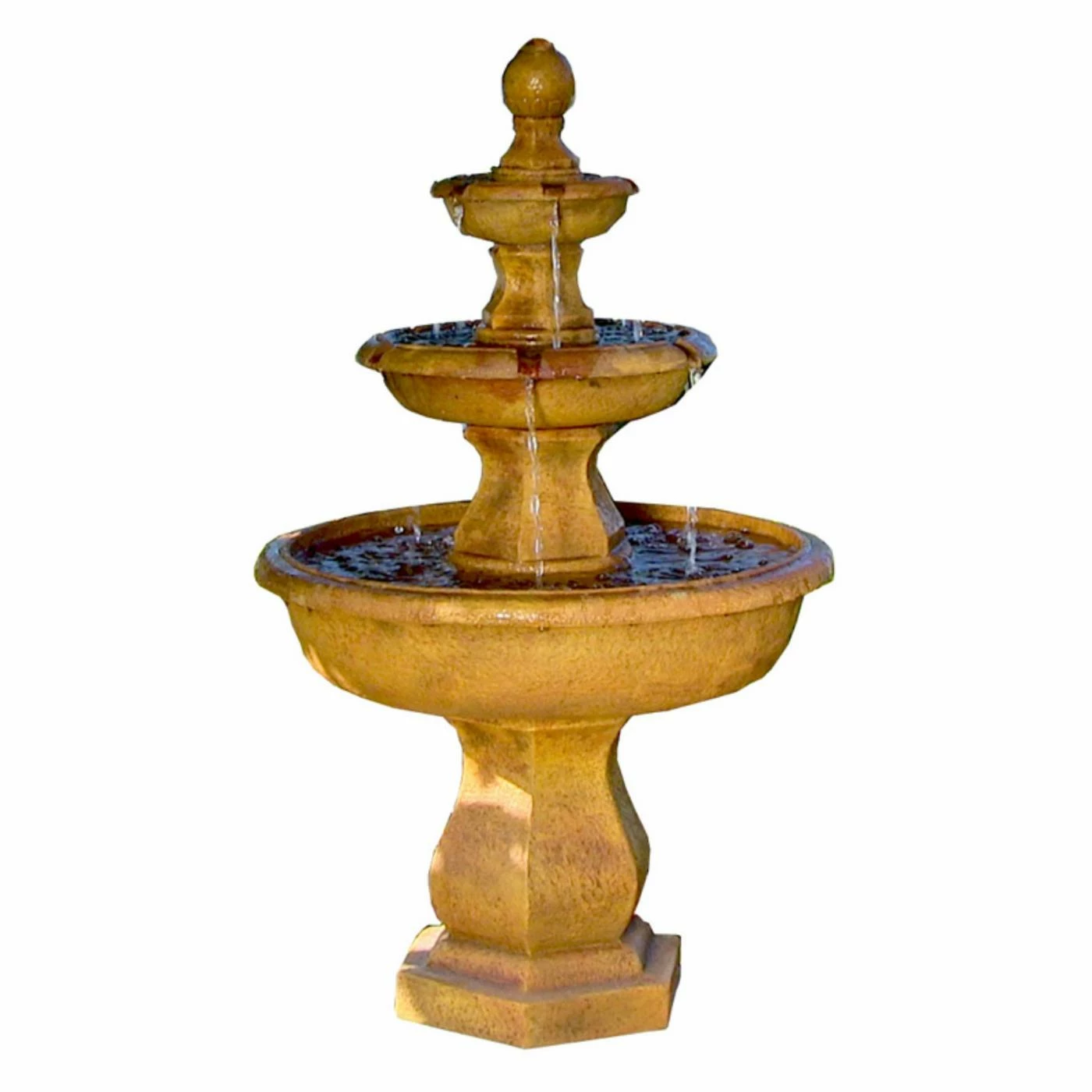 Top 10 π₯° Sunnydaze Decor Floor Sunnydaze Tropical 3 Tier Garden Fountain π - Image 4