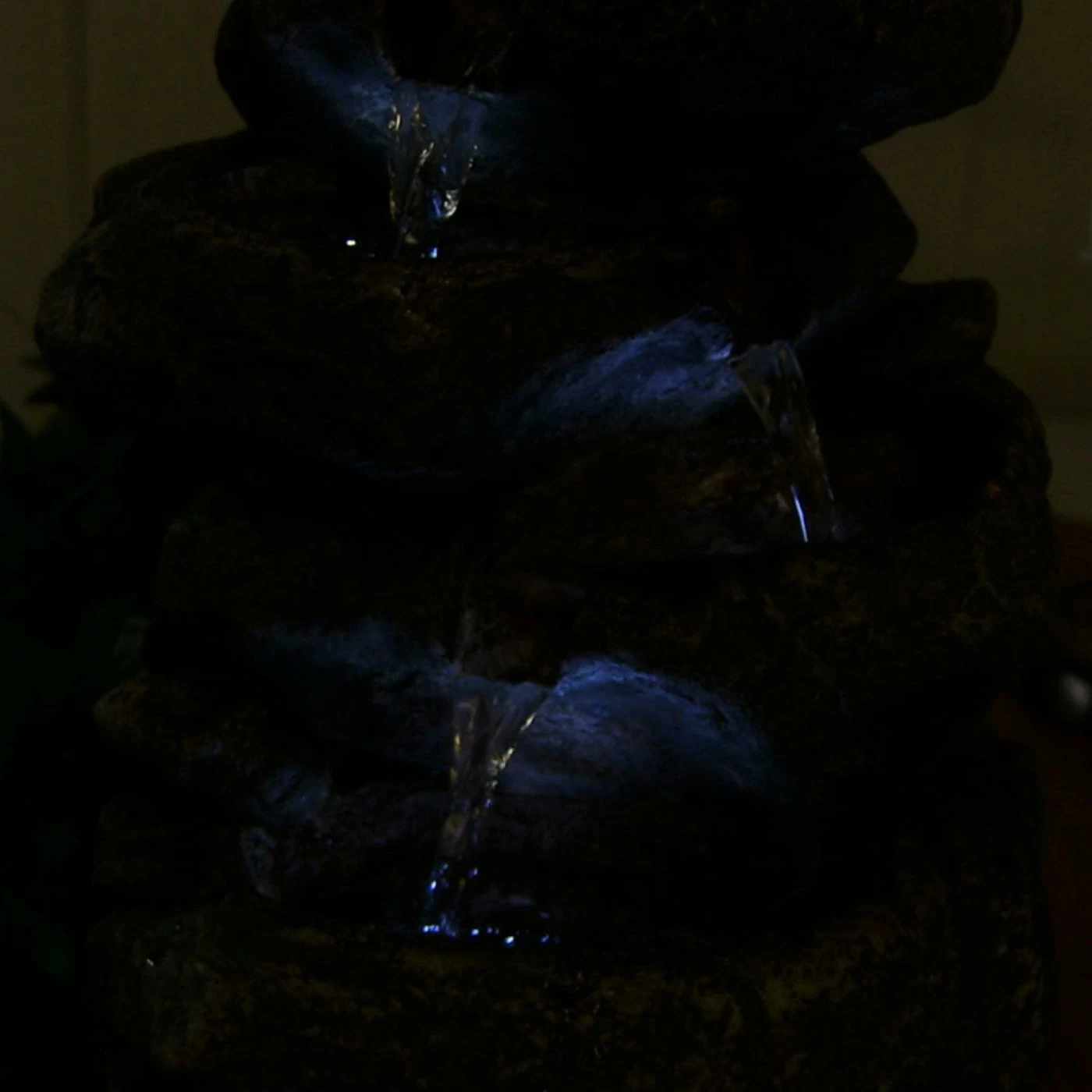 Promo π₯° Sunnydaze Decor Sunnydaze Stacked Rocks Tabletop Fountain With LED Light π - Image 4