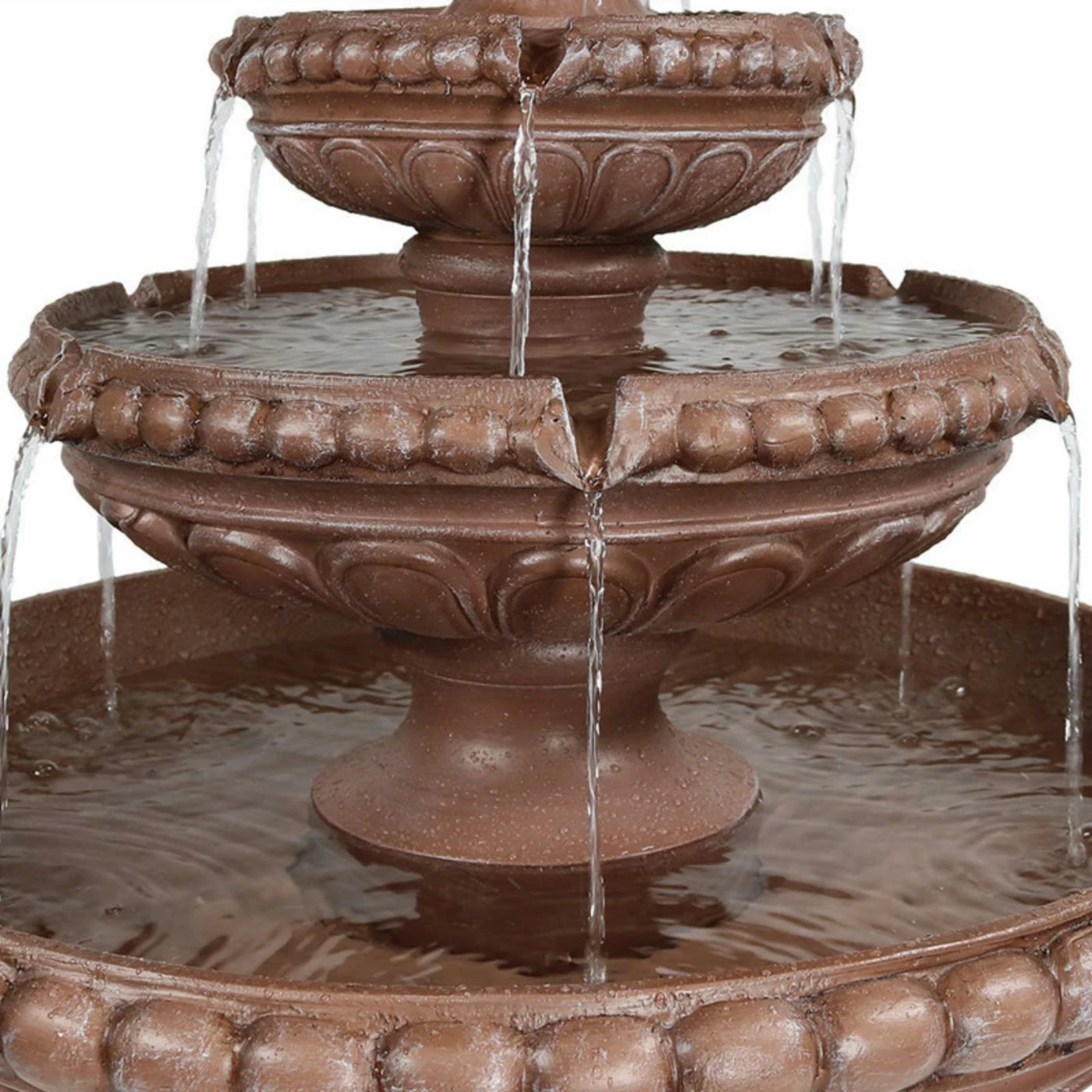 Budget π Floor Sunnydaze Decor 3 Tier Dove Pair Outdoor Water Fountain π - Image 4