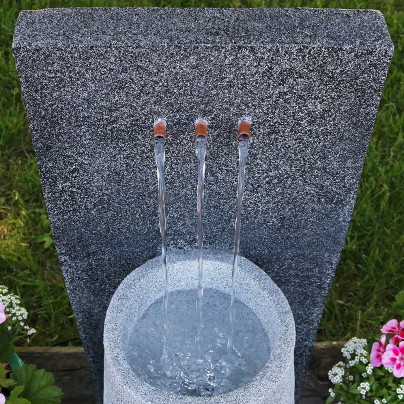 Cheapest π Tabletop Sunnydaze Decor Three Stream Monterno Outdoor Fountain With LED Light π - Image 4