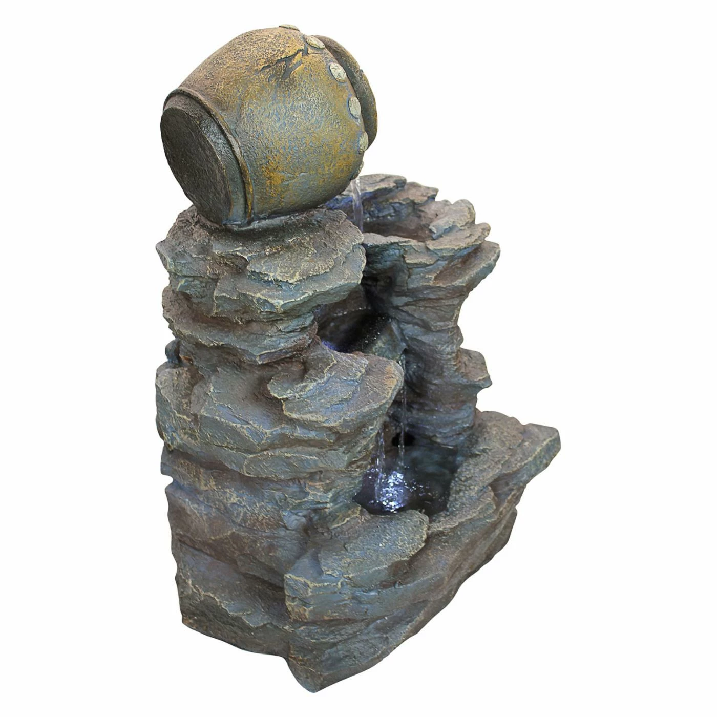 Hot Sale π Lighted Design Toscano Spilling Jug Cascading Garden Outdoor Fountain π - Image 4