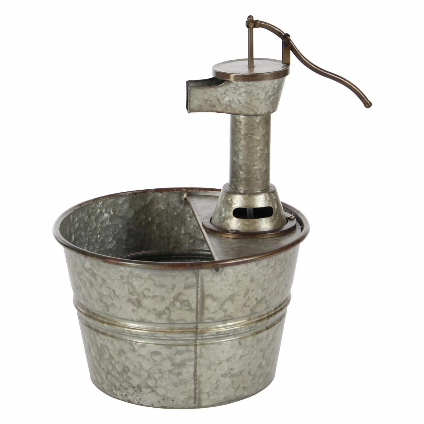 Discount π€© Floor DecMode Farmhouse Iron Water Pump With Bucket Design Fountain π₯ - Image 4