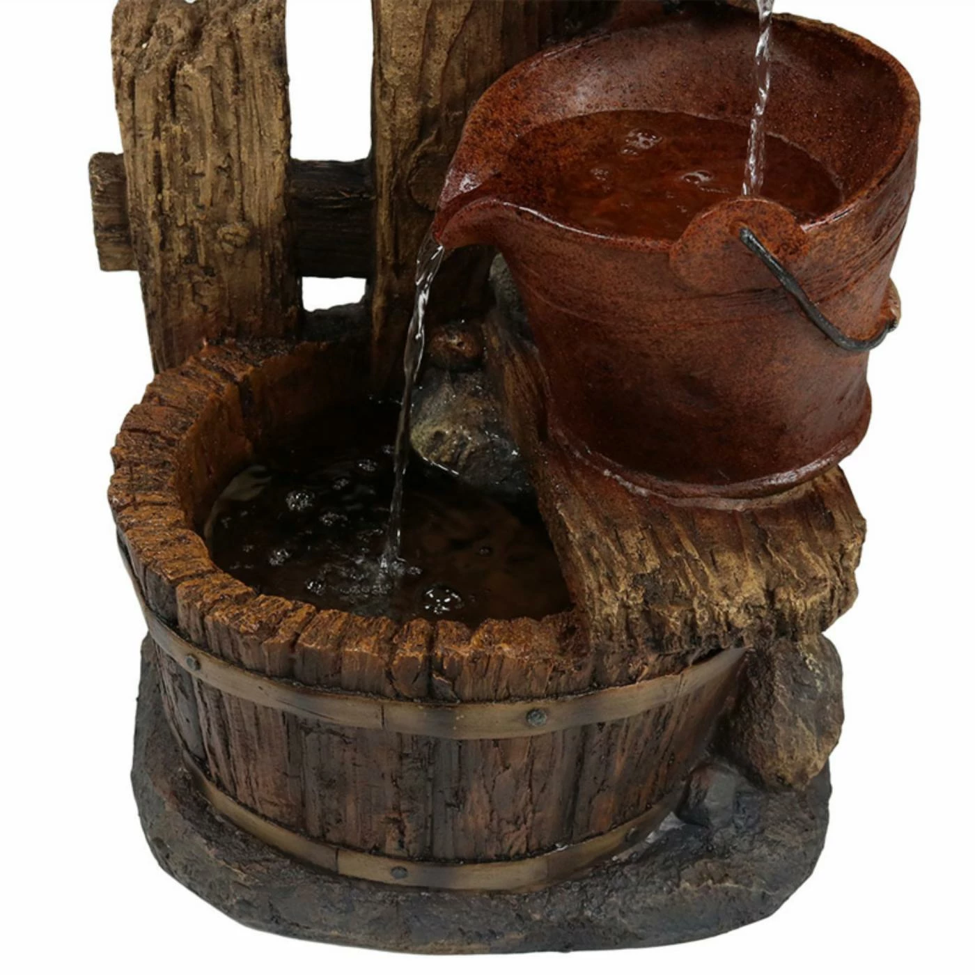 Outlet β Floor Sunnydaze Decor Bluebird House And Buckets Outdoor Garden Water Fountain π - Image 6