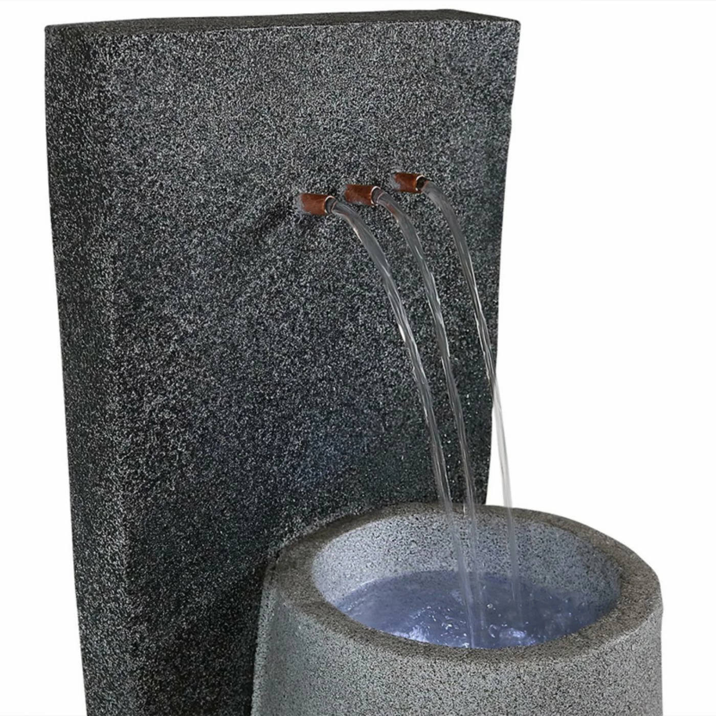 Cheapest π Tabletop Sunnydaze Decor Three Stream Monterno Outdoor Fountain With LED Light π - Image 6