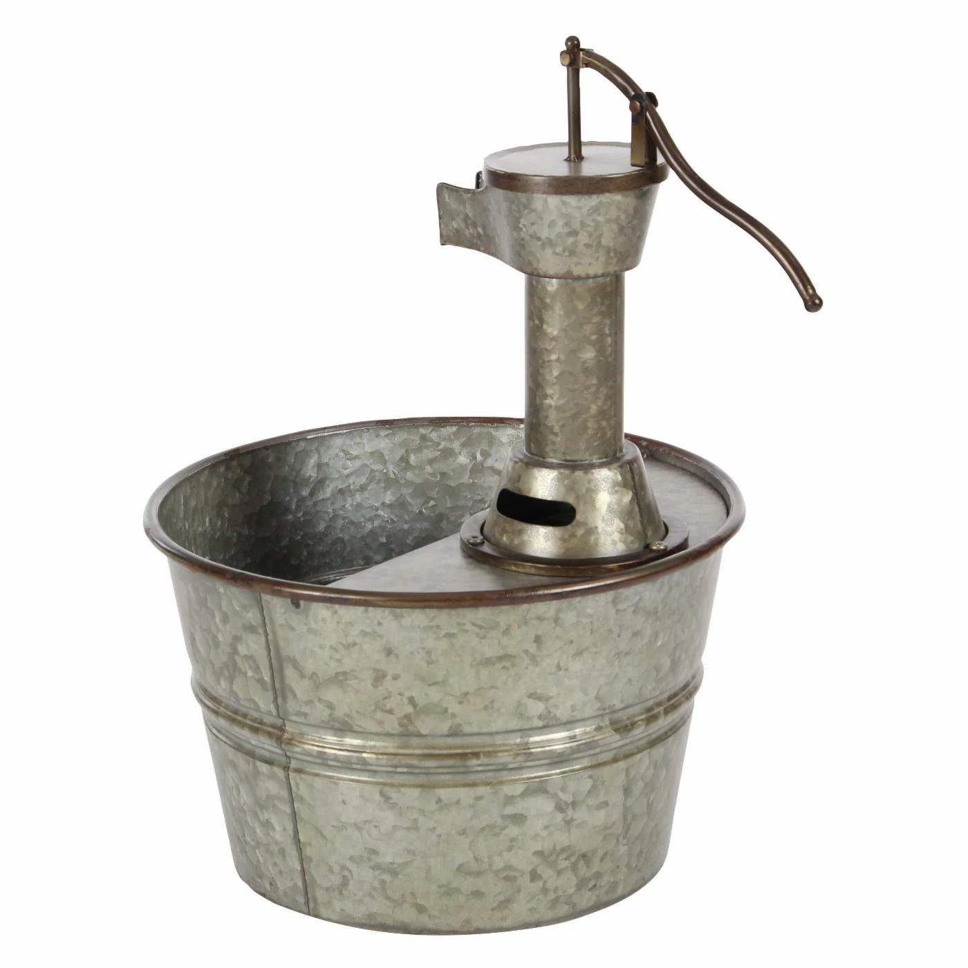 Discount π€© Floor DecMode Farmhouse Iron Water Pump With Bucket Design Fountain π₯ - Image 6
