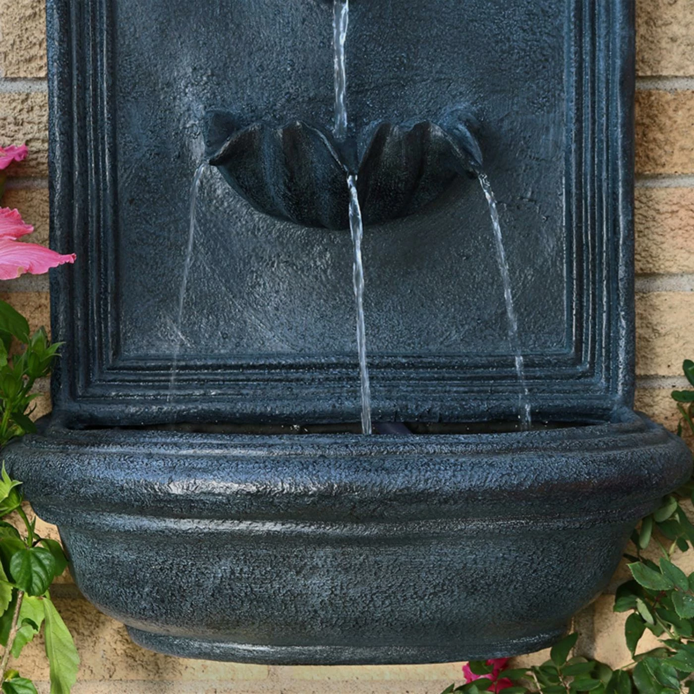 Promo π Sunnydaze Decor Seaside Solar Outdoor Wall Fountain β¨ - Image 7