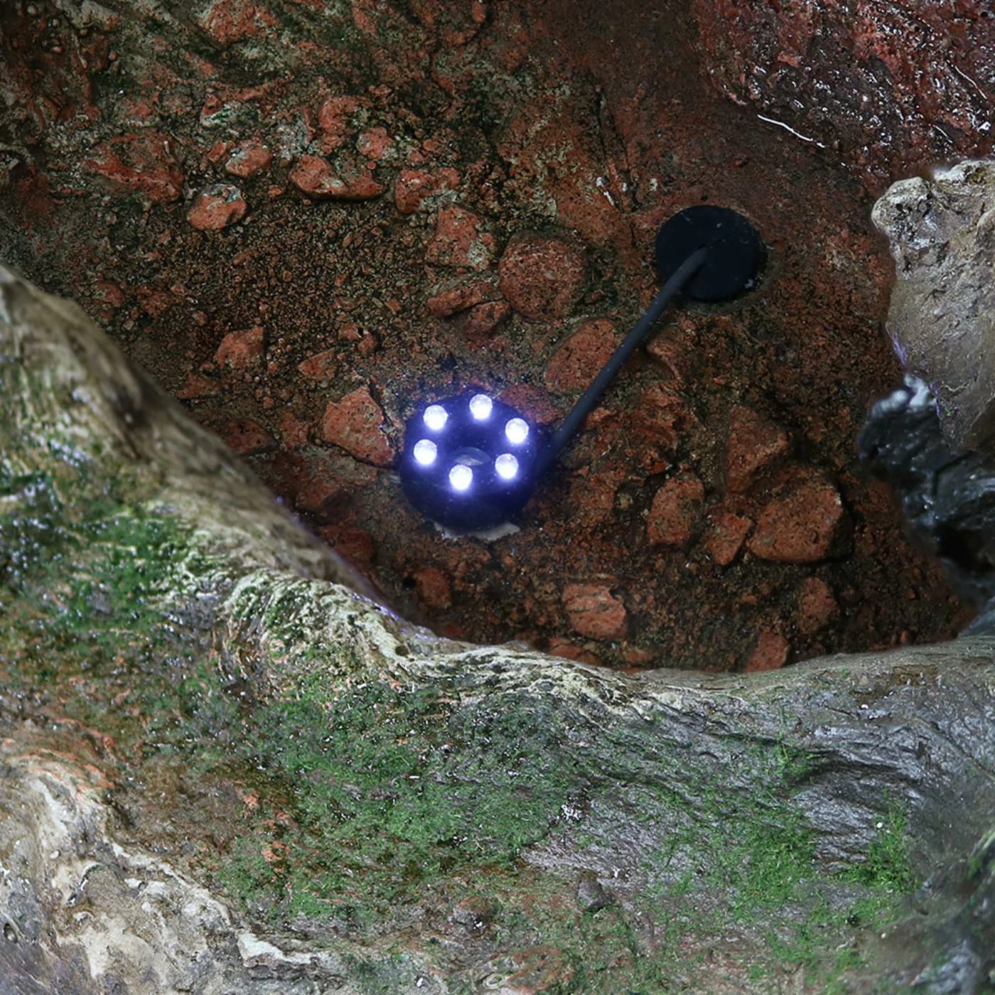 Best Sale π Sunnydaze Decor Sunnydaze Lighted Stone Springs Water Fountain π - Image 7