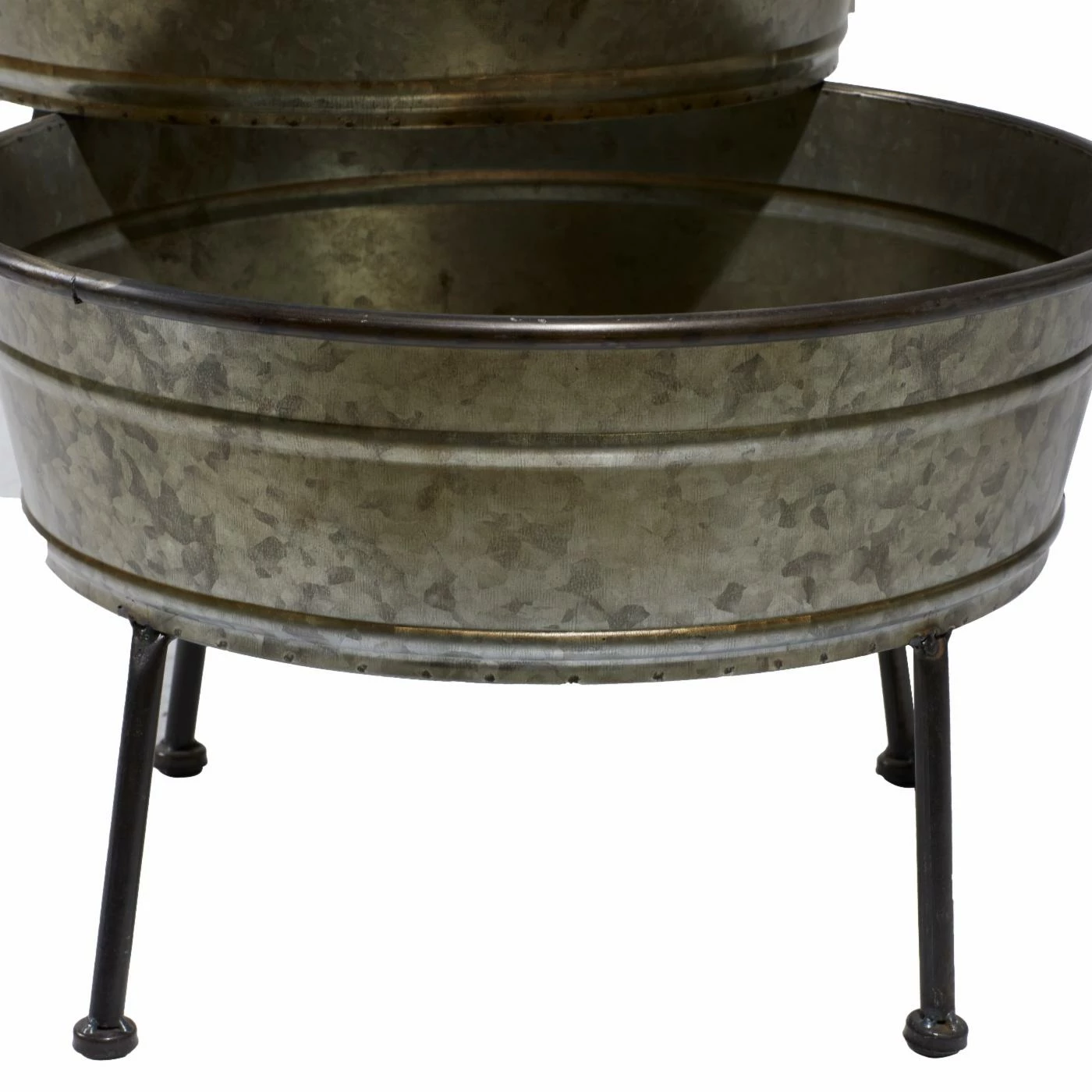 Top 10 β¨ Floor DecMode Farmhouse Distressed Iron 3-Tiered Tub Fountain π - Image 7