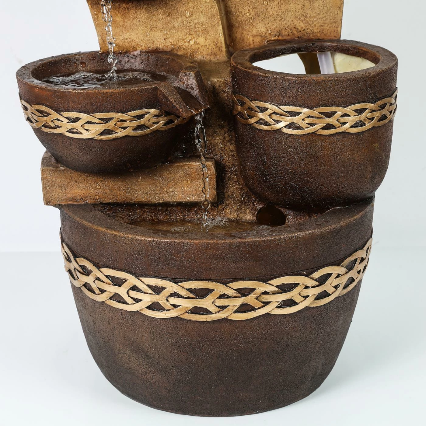 Best deal π Floor LuxenHome Tiered Pots Outdoor Fountain β¨ - Image 6