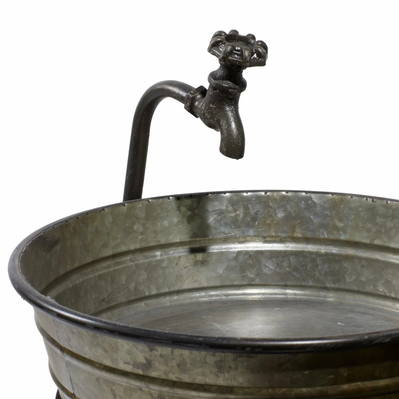 Top 10 β¨ Floor DecMode Farmhouse Distressed Iron 3-Tiered Tub Fountain π - Image 8