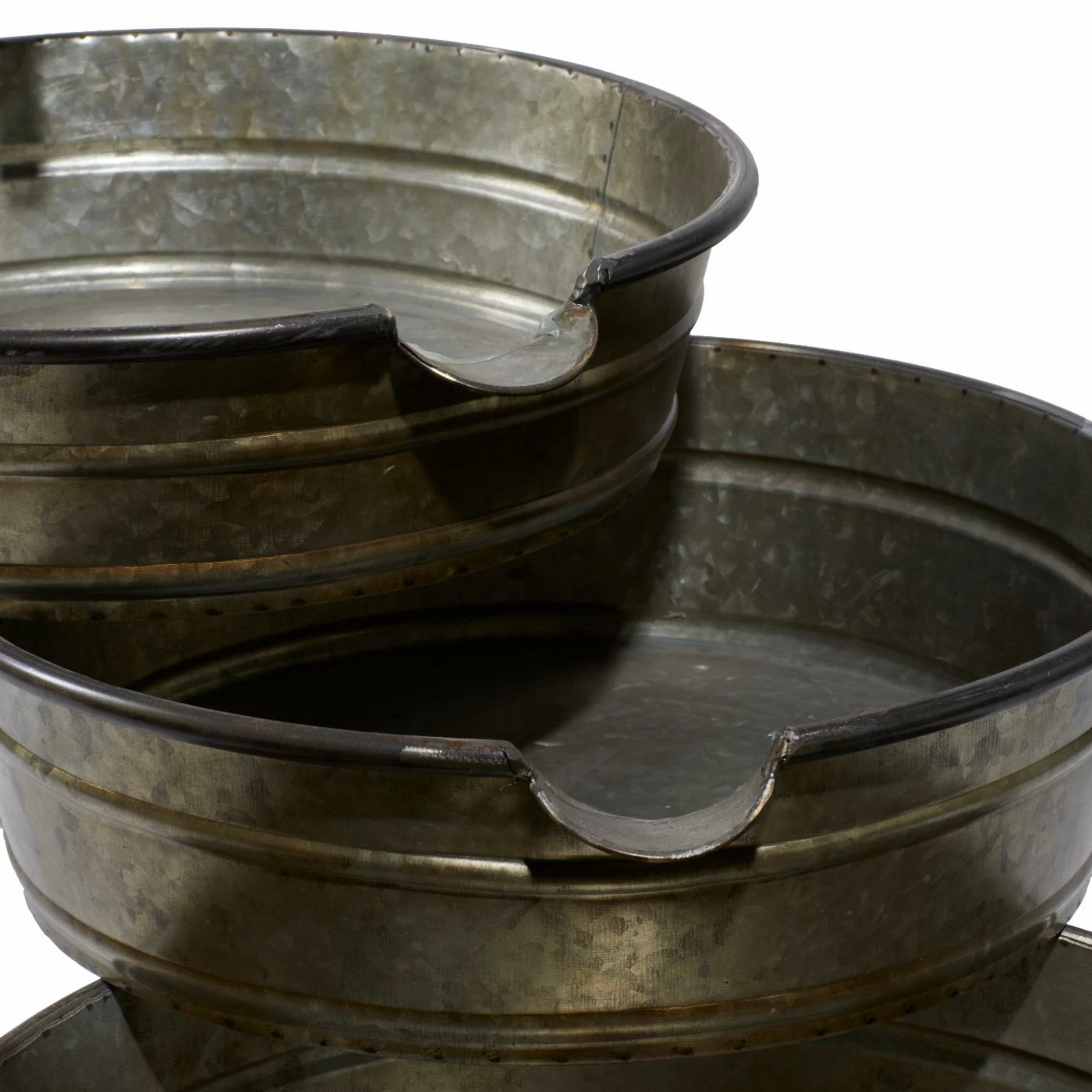 Top 10 β¨ Floor DecMode Farmhouse Distressed Iron 3-Tiered Tub Fountain π - Image 9