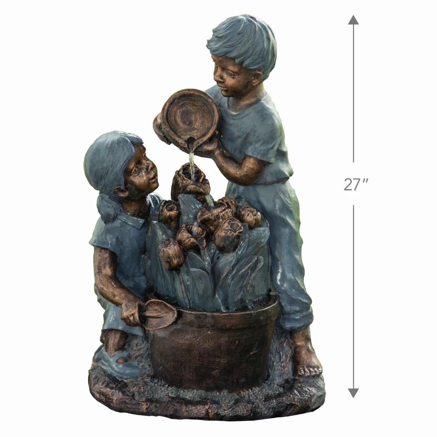 Budget ✨ Floor Peaktop Outdoor Water Fall Kids Watering Flower Fountain ⭐ - Image 6