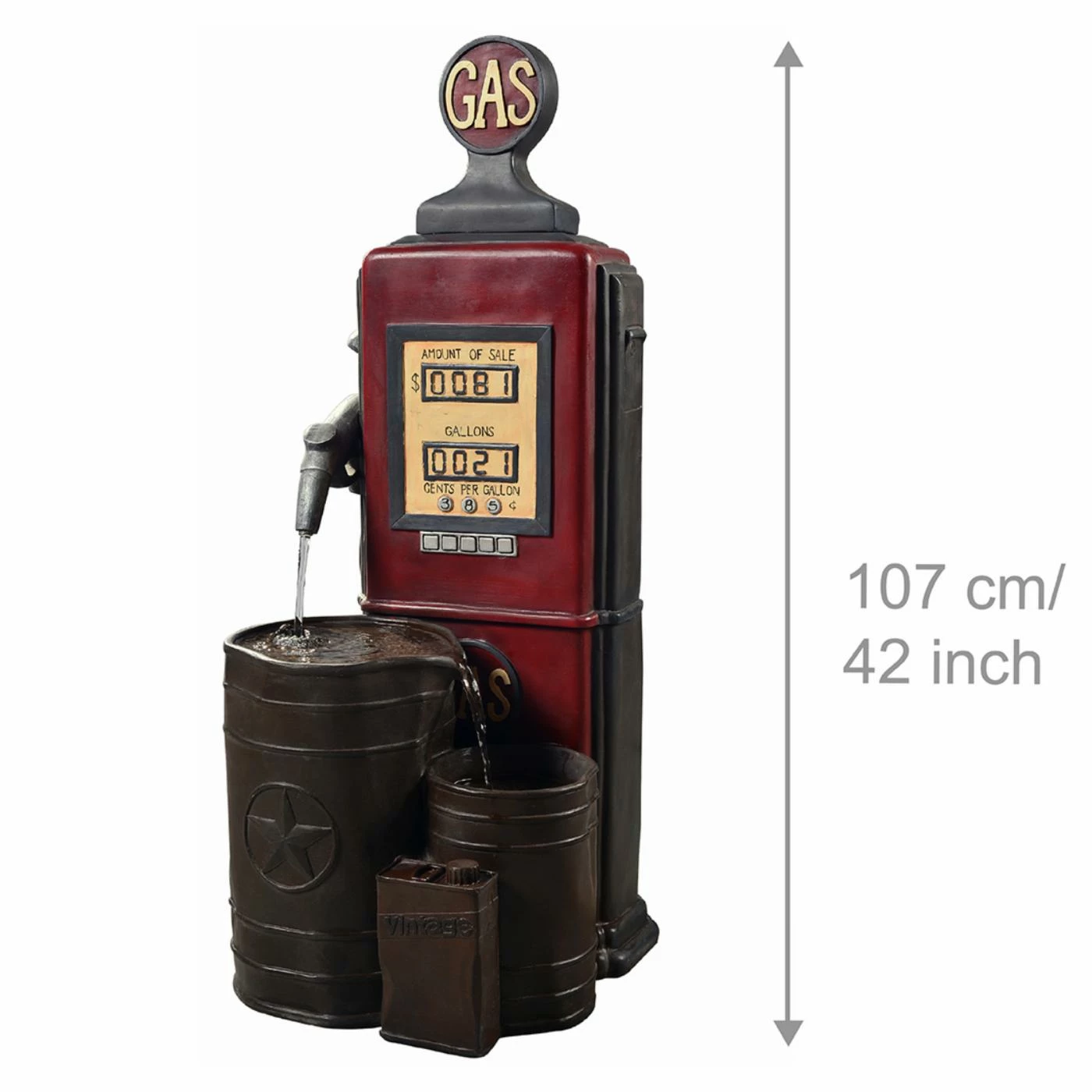 Top 10 π Floor Peaktop Outdoor Vintage Gas Station Waterfall Fountain π - Image 4