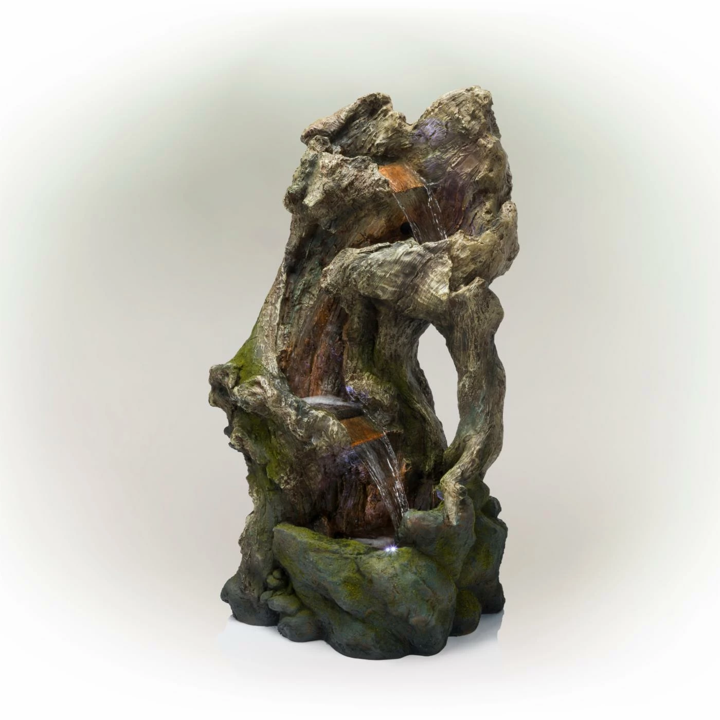 Hot Sale ❤️ Lighted Alpine Polyresin Nature Outdoor Fountain With LED Lights ❤️ - Image 3