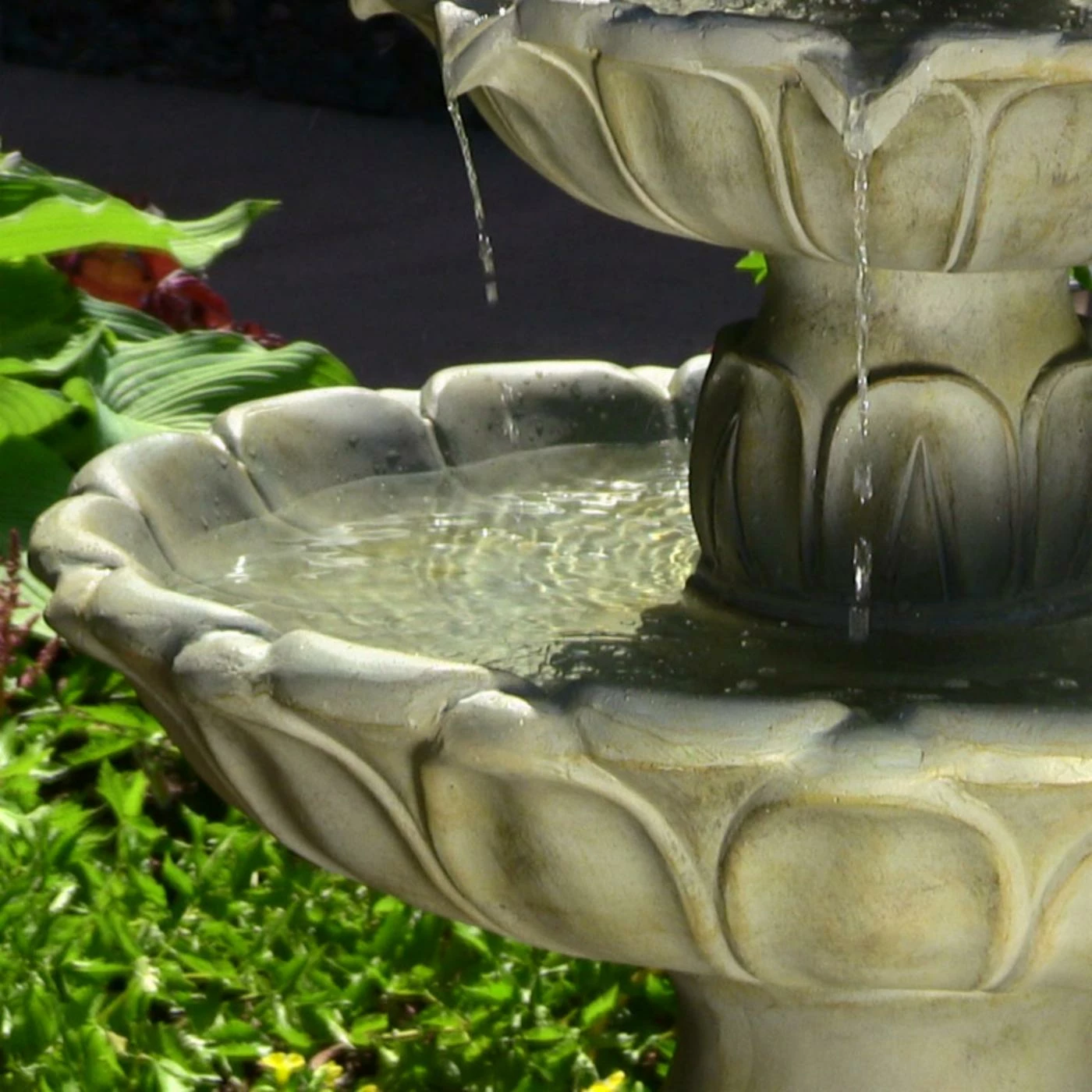 Promo π Lighted Sunnydaze Decor Classic Tulip 3 Tiered Fountain β€οΈ - Image 3