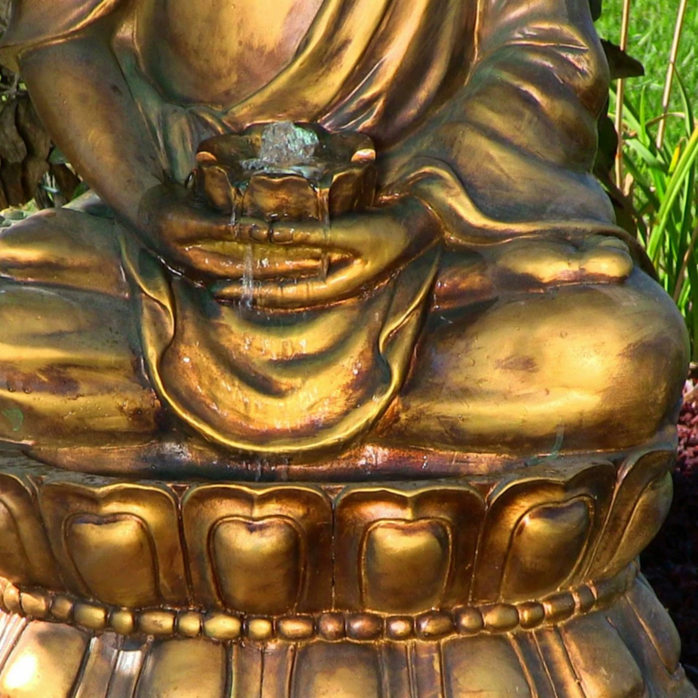 Deals β Sunnydaze Decor Floor Sunnydaze Relaxed Buddha Garden Fountain π - Image 3