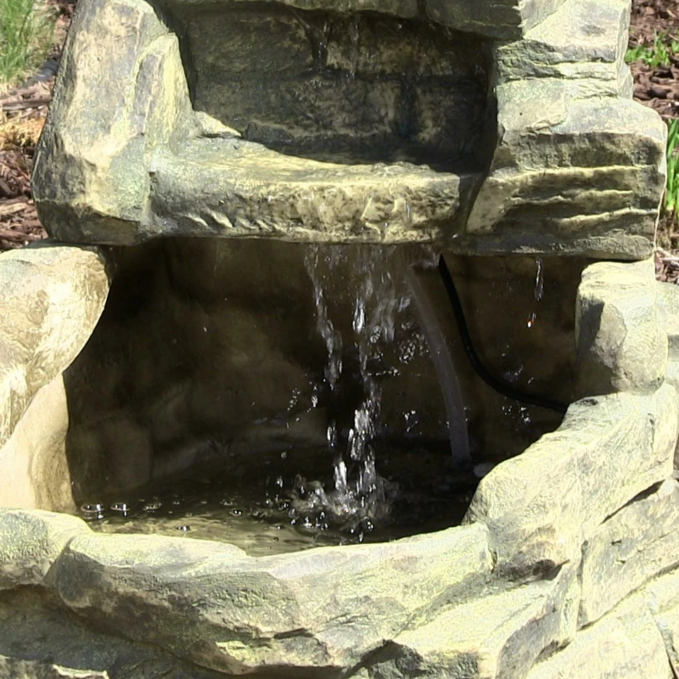 Cheapest β€οΈ Sunnydaze Decor Floor Sunnydaze Stone Falls Outdoor Fountain π - Image 3