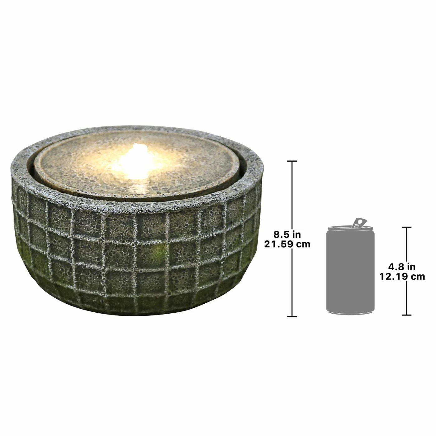 Best deal ✨ Floor Design Toscano Stone Basket Bubbling Fountain ❤️ - Image 3