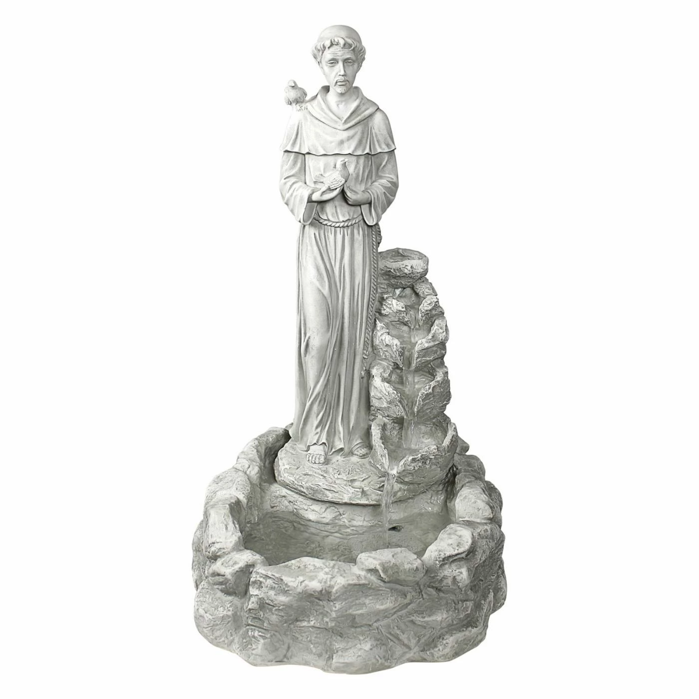 Wholesale π Floor Design Toscano Natures Blessed Prayer St. Francis Sculptural Outdoor Fountain π - Image 3