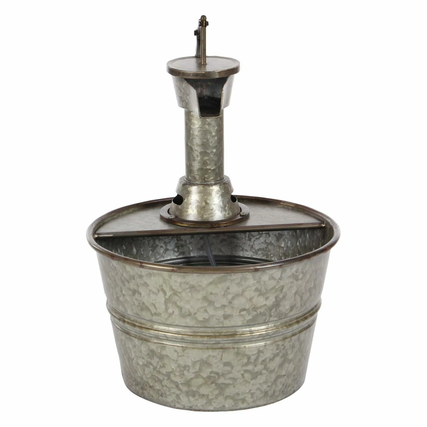 Discount π€© Floor DecMode Farmhouse Iron Water Pump With Bucket Design Fountain π₯ - Image 3