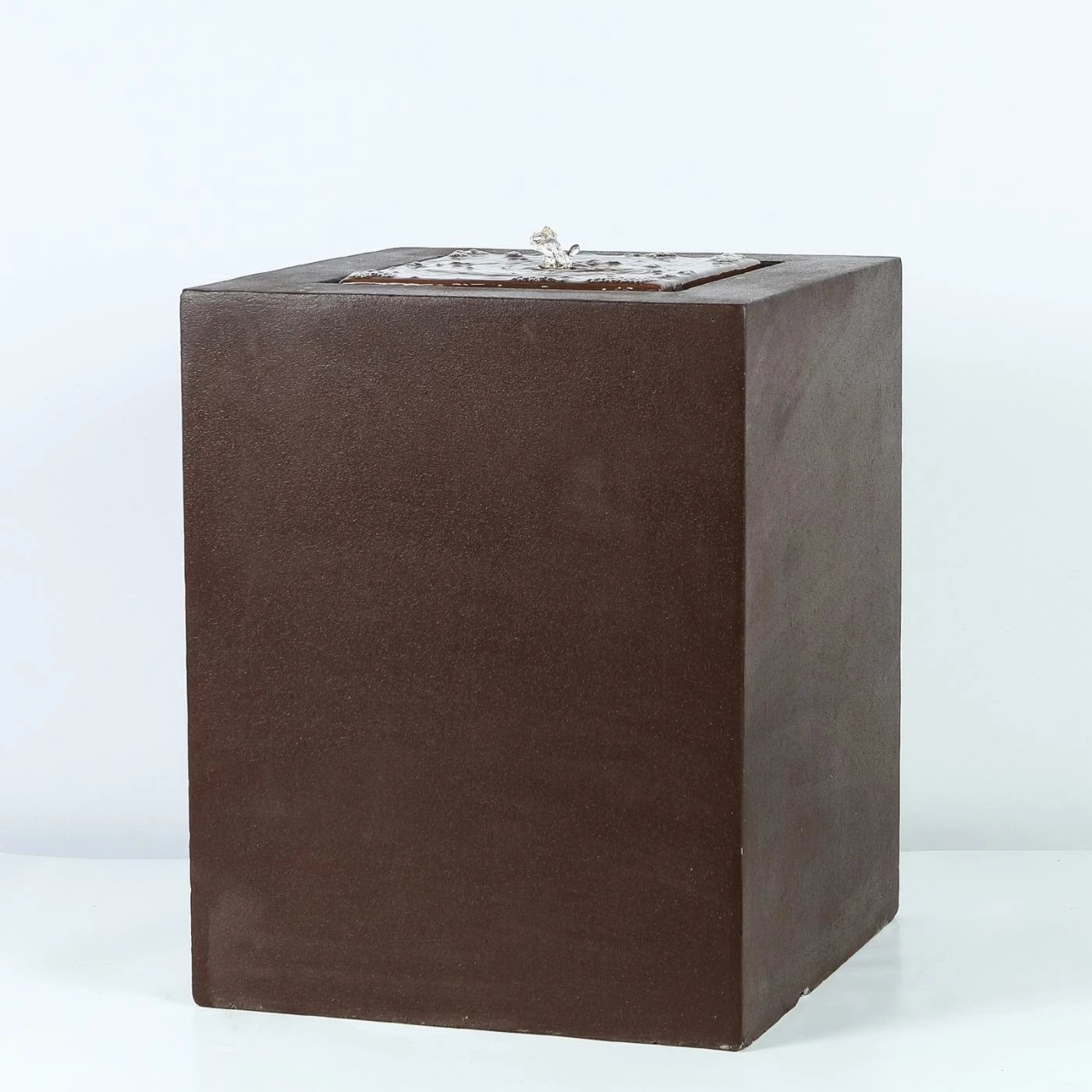 Cheapest π€© Floor LuxenHome Aged Bronze Square Outdoor Fountain With LED Light π₯° - Image 3