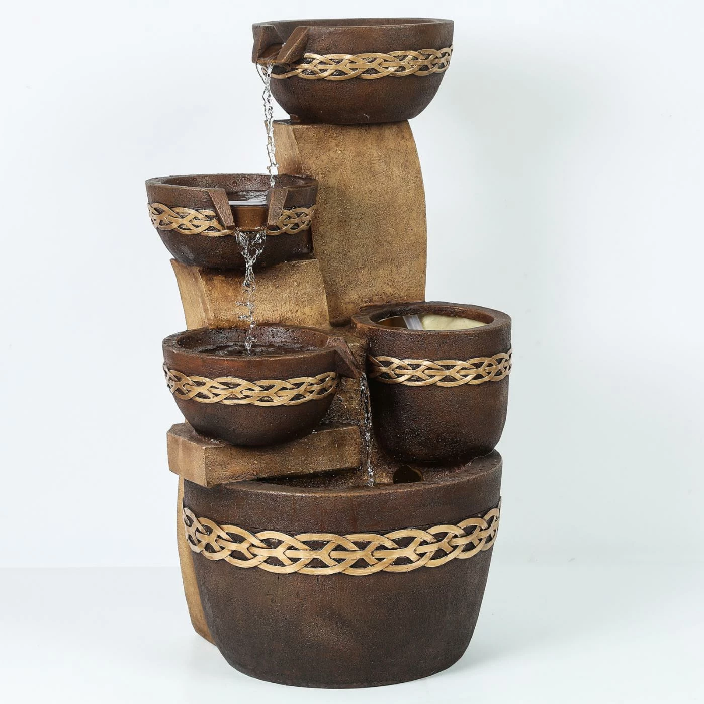 Best deal π Floor LuxenHome Tiered Pots Outdoor Fountain β¨ - Image 2