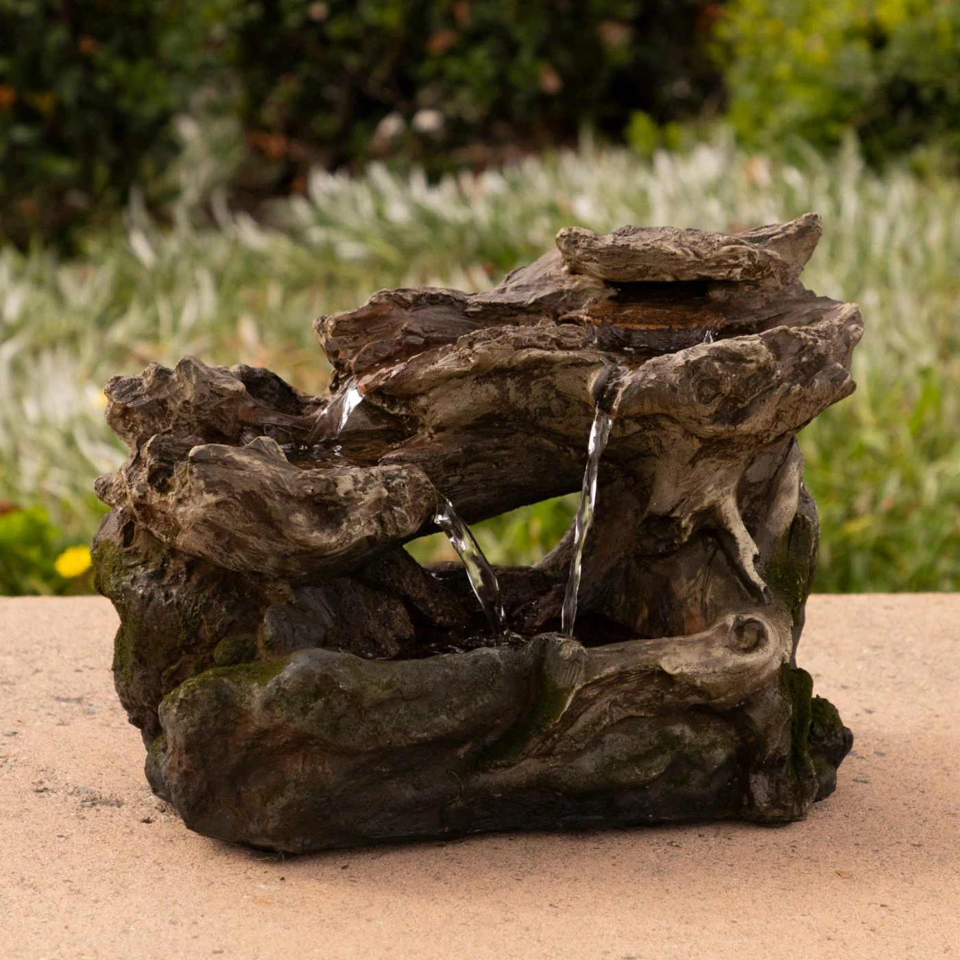 Discount π Alpine 3 Tier Rainforest Tabletop Indoor/Outdoor Fountain With LED Lights π - Image 2