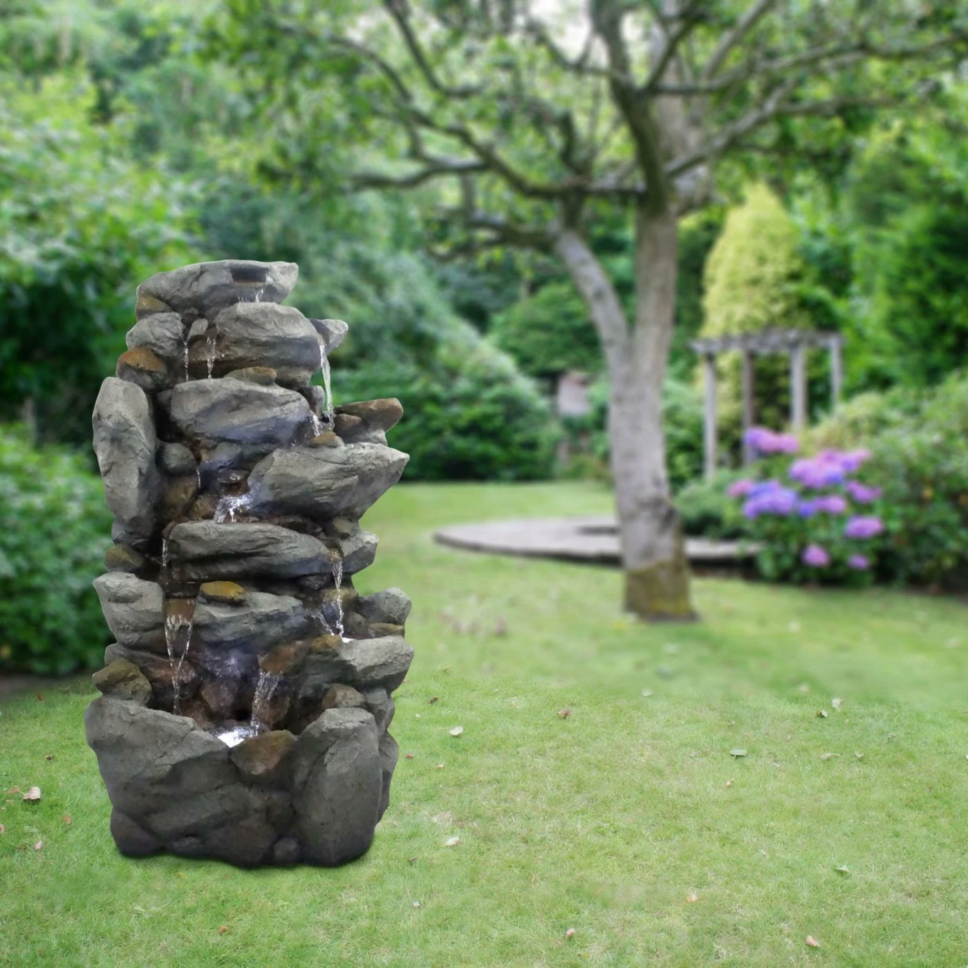 Cheapest π₯ Floor Alpine 8-Tier Rock Waterfall Outdoor Fountain π - Image 2