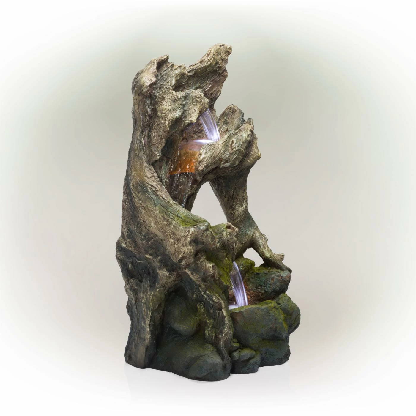 Hot Sale ❤️ Lighted Alpine Polyresin Nature Outdoor Fountain With LED Lights ❤️ - Image 2