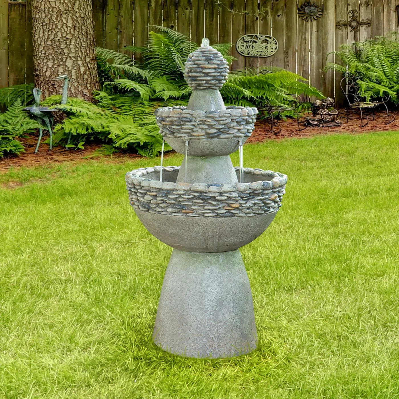 Buy π Floor Peaktop Zen Tiered Outdoor Fountain π₯° - Image 2