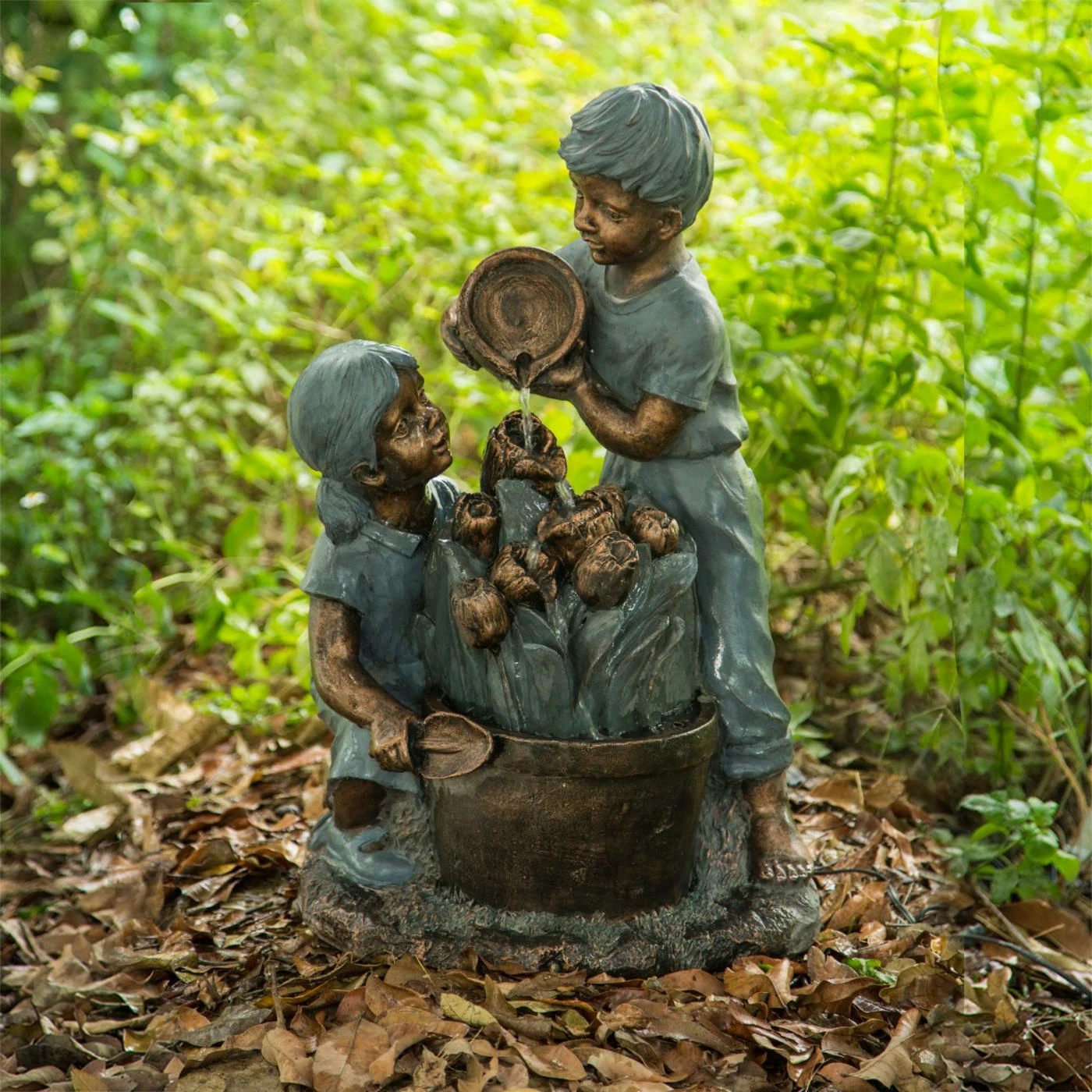 Budget ✨ Floor Peaktop Outdoor Water Fall Kids Watering Flower Fountain ⭐ - Image 2