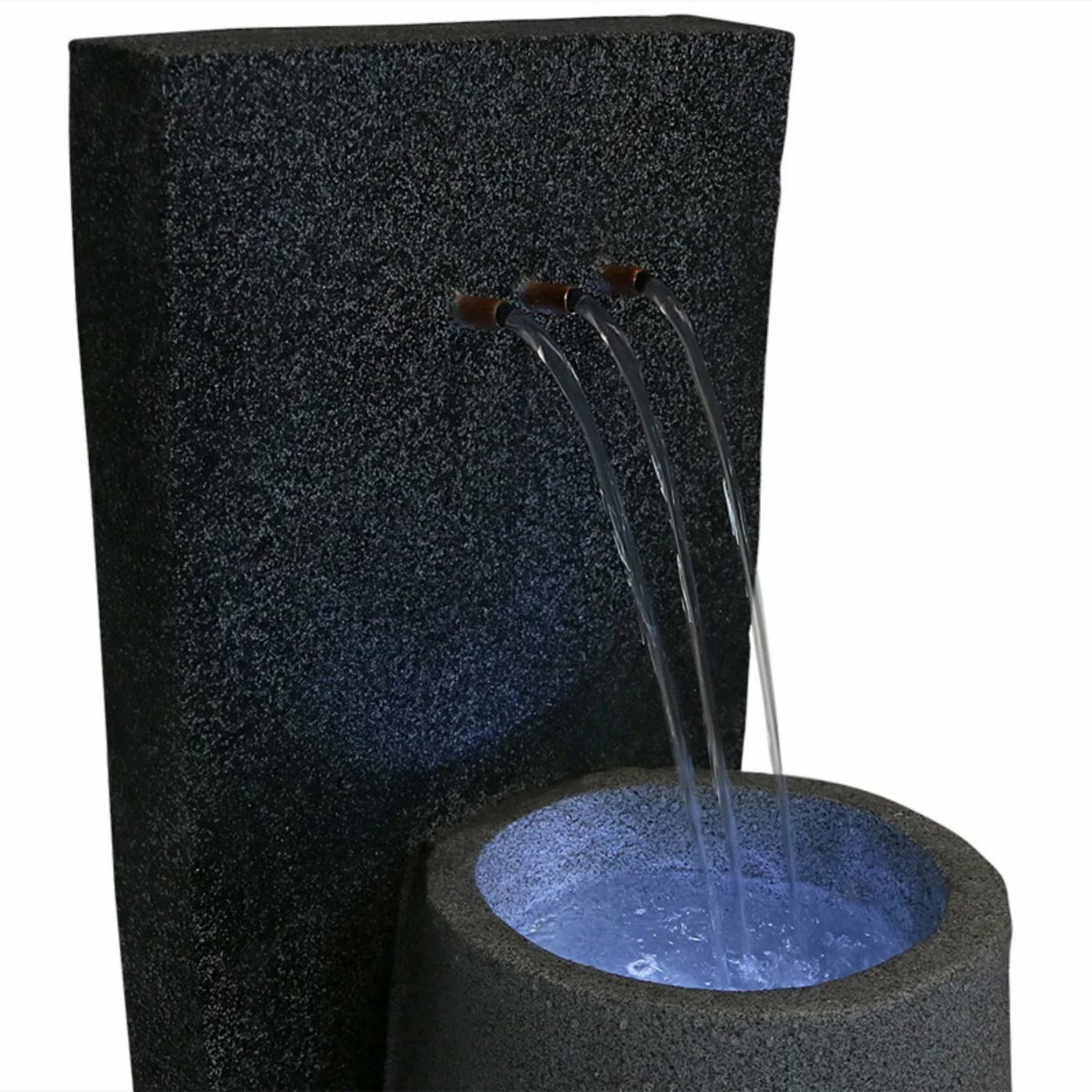 Cheapest π Tabletop Sunnydaze Decor Three Stream Monterno Outdoor Fountain With LED Light π - Image 2