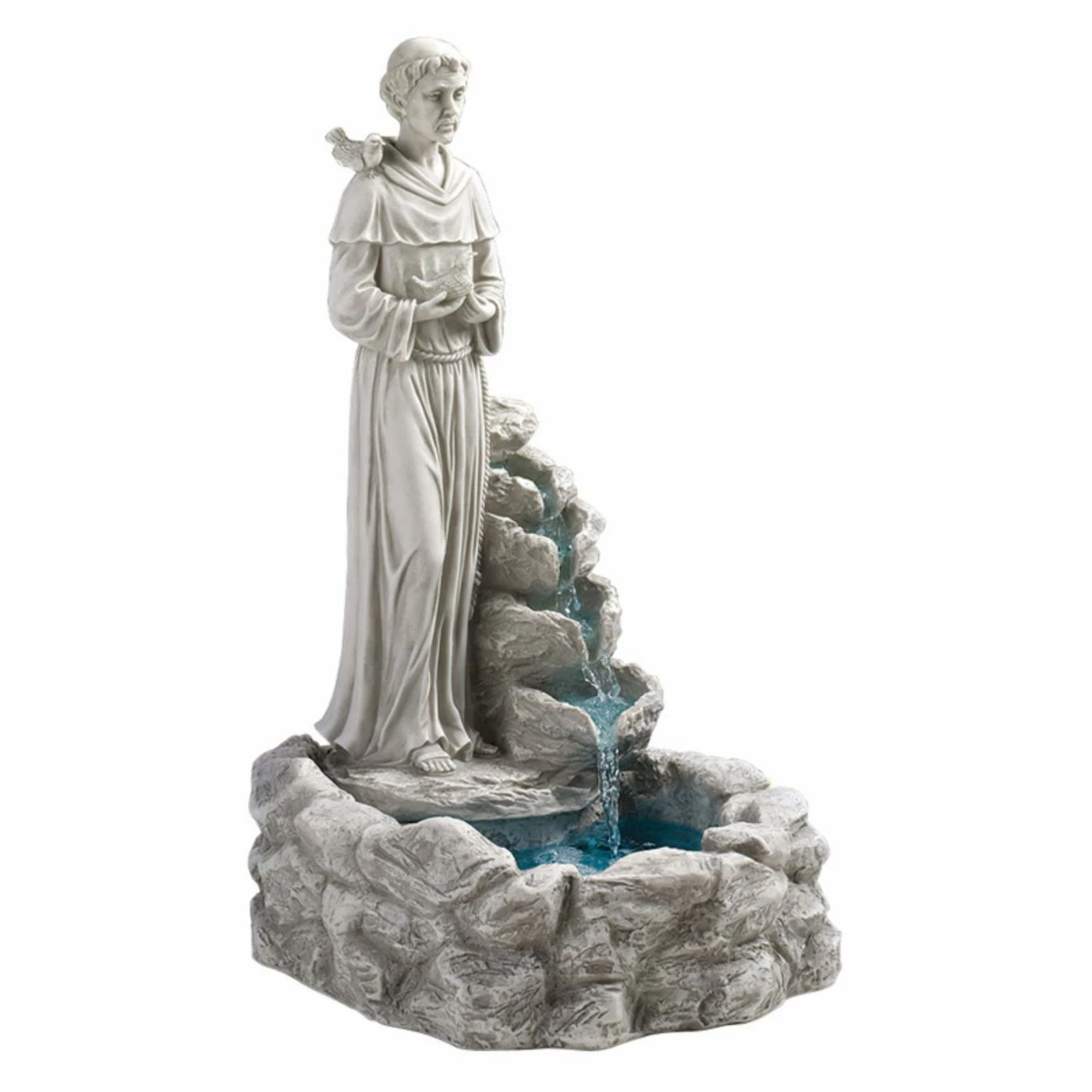 Wholesale π Floor Design Toscano Natures Blessed Prayer St. Francis Sculptural Outdoor Fountain π - Image 2