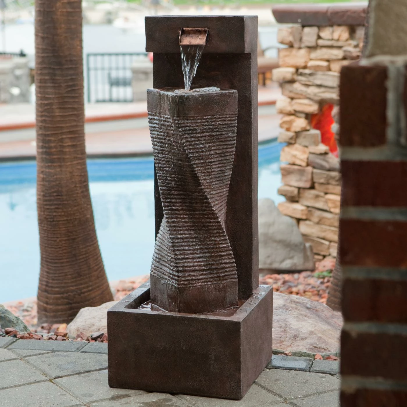 Coupon π Alfresco Home Spirale Water Outdoor Fountain π