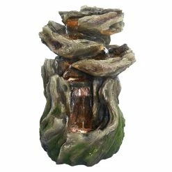Top 10 😉 Floor Alpine Rainforest 4 Tiered Indoor/Outdoor Fountain With LED Lights 🛒