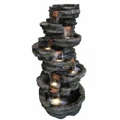 Best Pirce 🤩 Lighted Alpine Multiple Tiered Indoor/Outdoor Fountain 💯