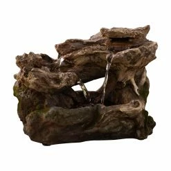 Discount 👏 Alpine 3 Tier Rainforest Tabletop Indoor/Outdoor Fountain With LED Lights 👏
