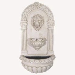 Wholesale π Alpine Lion Head Wall Fountain With LED Lights π