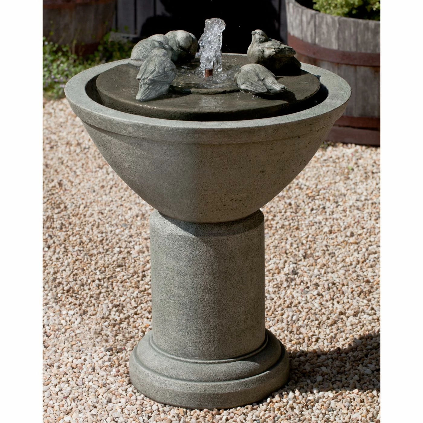 Best reviews of π Floor Campania International Passaros II Outdoor Fountain π