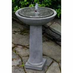 Flash Sale 🎉 Campania International Hydrangea Leaves Birdbath Outdoor Fountain 🔔