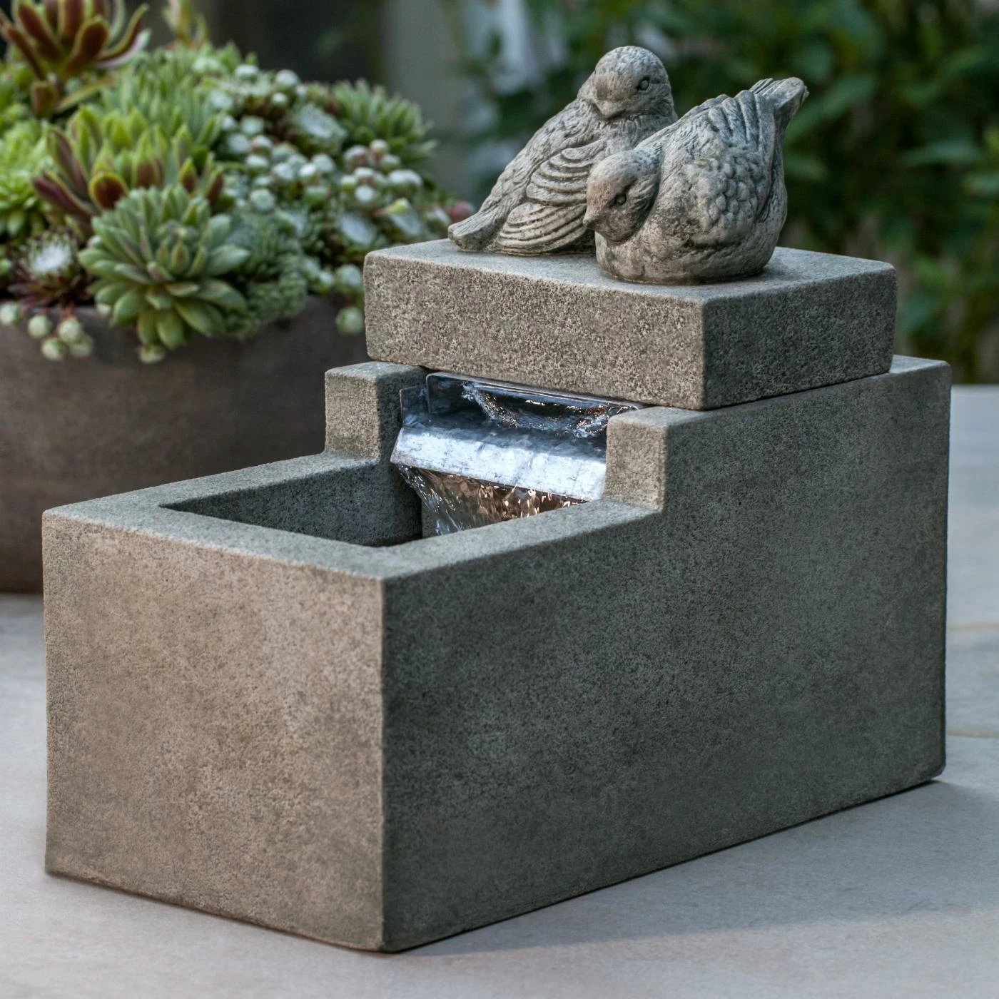 Promo π Floor Campania International Mini Element Birds Outdoor Fountain π
