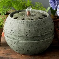 Budget 🥰 Tabletop Campania International M-Series Rosette Outdoor Fountain ⌛