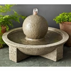 Deals 🛒 Floor Campania International M-Series Sphere Outdoor Fountain ✨