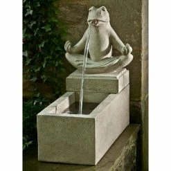 Deals 🥰 Floor Campania International Zen Plinth Outdoor Fountain 🎉