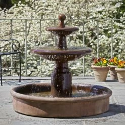 Deals 🔥 Floor Campania International Esplanade Two Tier Indoor/Outdoor Fountain 😉