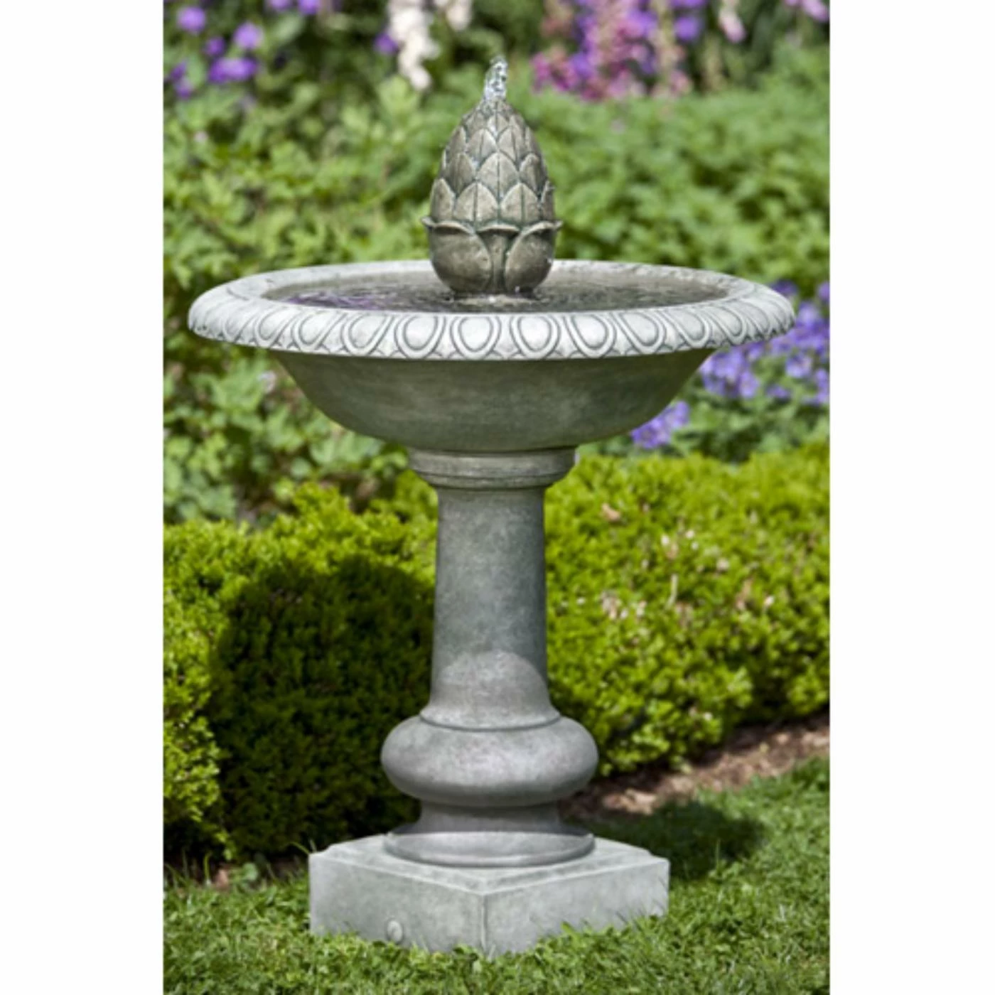 Outlet π₯° Floor Campania International Williamsburg Pineapple Cast Stone Outdoor Fountain β