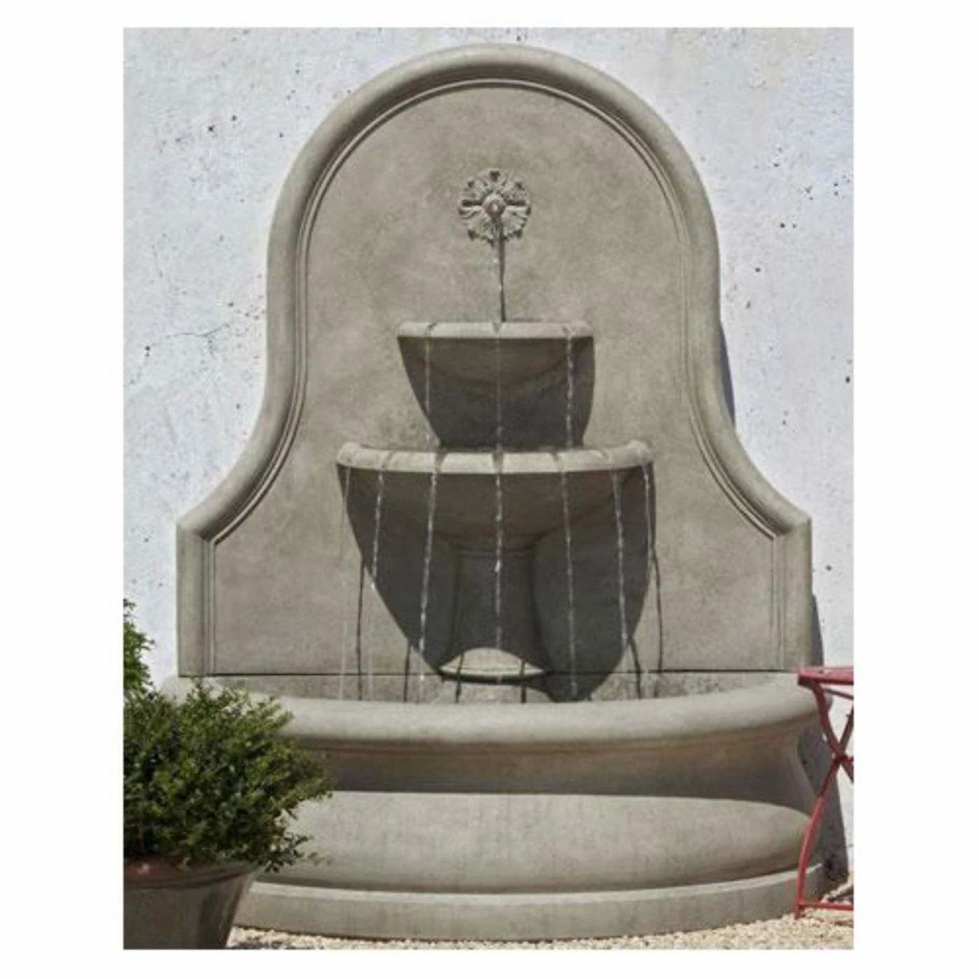 Best deal 𧨠Floor Campania International Estancia Cast Stone Outdoor Fountain π