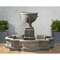 Outlet 🎁 Floor Campania International Navonna Cast Stone Outdoor Fountain 🛒
